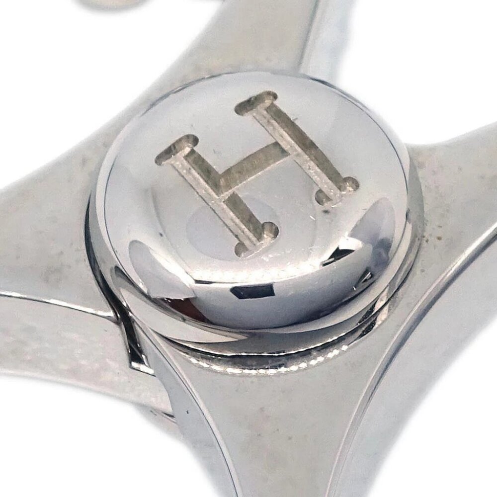 Hermes Filou Glove Holder Clip Silver Small Good - Picture 3 of 4